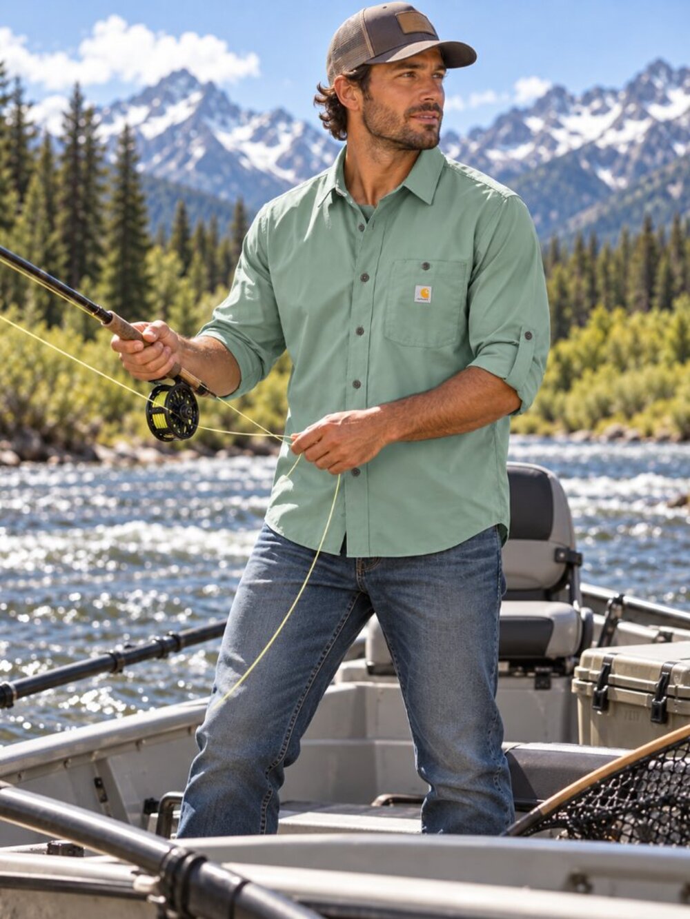 Carhartt Force Sun Defender™ Relaxed Fit Lightweight Long-Sleeve Shirt